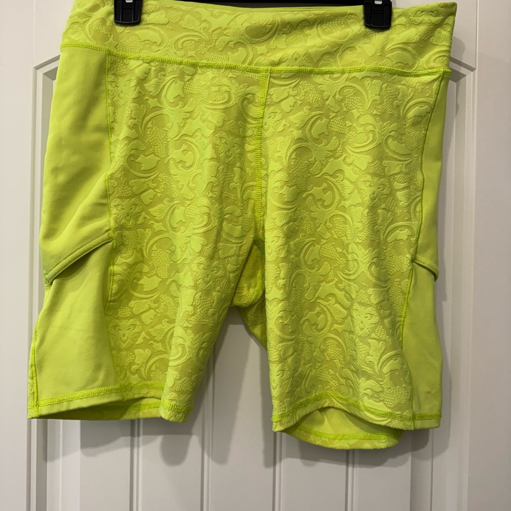 adidas Neon Yellow Athletic Shorts